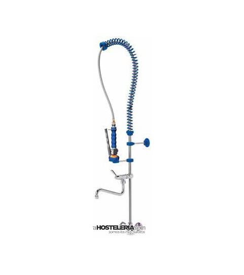 Grifo ducha de sobremesa de un agua