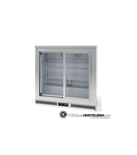 Expositor refrigerado Horizontal  2 Puerta Cristal Corredera